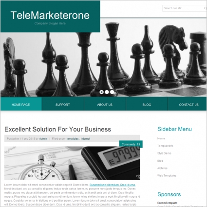 tele marketerone template