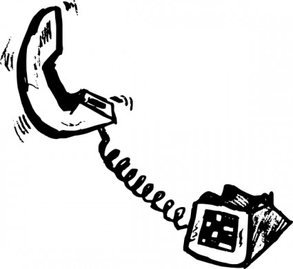 clip art de teléfono