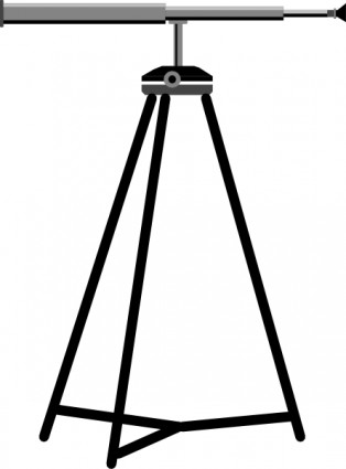 望遠鏡のクリップアート