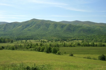krajobraz Tennessee w regionie smoky mountains