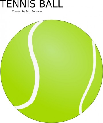 كرة المضرب الكرة قصاصة فنية