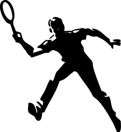 quần vợt cầu thủ clip nghệ thuật