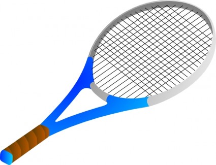 arte de clip de raqueta de tenis