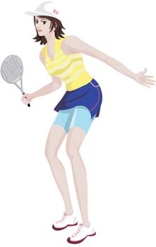 vector de deporte del tenis