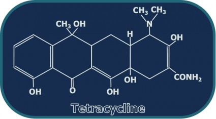 estrutura de tetraciclina