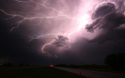 德州閃電風暴