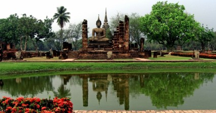 タイの寺院の建物