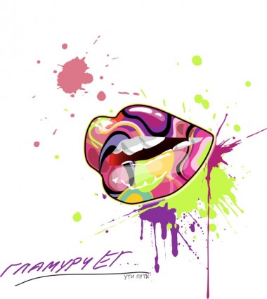 The Color Trend Mouth Vector
