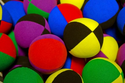 les boules colorées