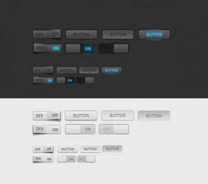 The Delicate Button Switch Psd Layered