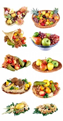 美味水果水果籃 png 圖片