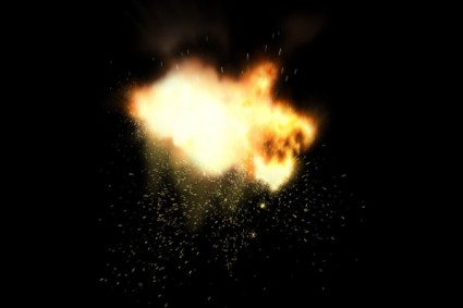 o psd de série de bola de fogo explosivas