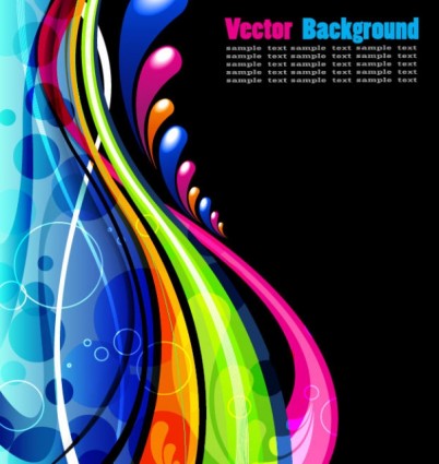 The Fashion Dynamic Flow Lines Background Vector