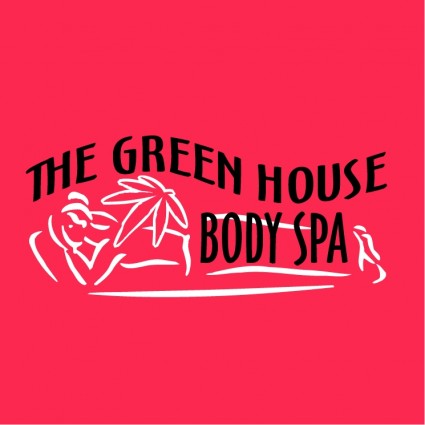 o spa do corpo de casa verde