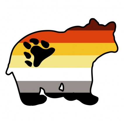 la bandera de la Hermandad de oso internacional