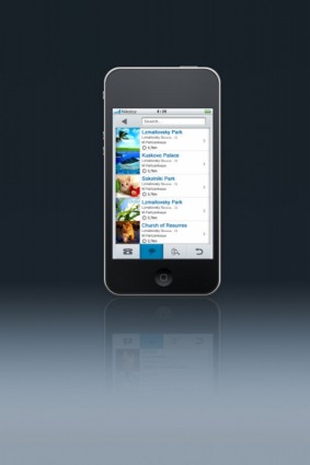 o design de interface iphone4s