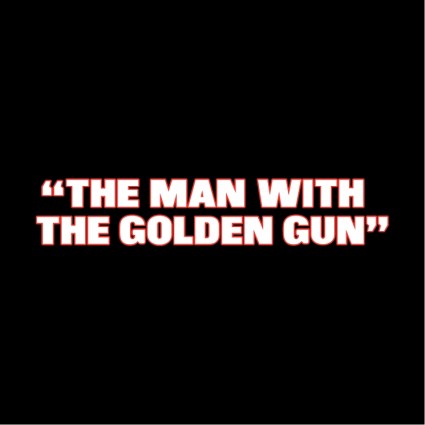 orang dengan golden gun