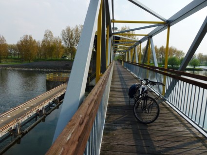 a bicicleta de ponte Holanda