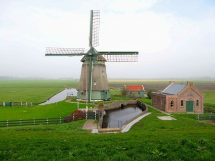 el paisaje escénico de Países Bajos