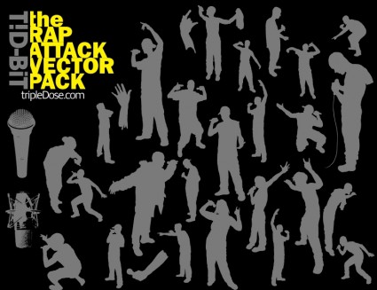 Das Rap Attack-Vektor-pack