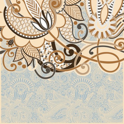 The Retro Classic Pattern Background Vector