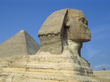 스핑크스 벽지 이집트 세계