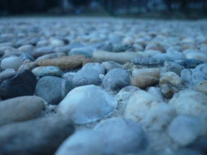 la natura di ciottoli di pietre