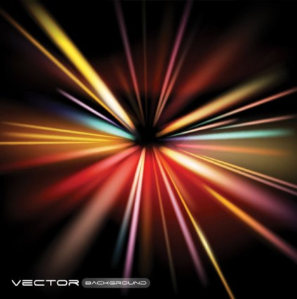 Tren warna-warni latar belakang vektor