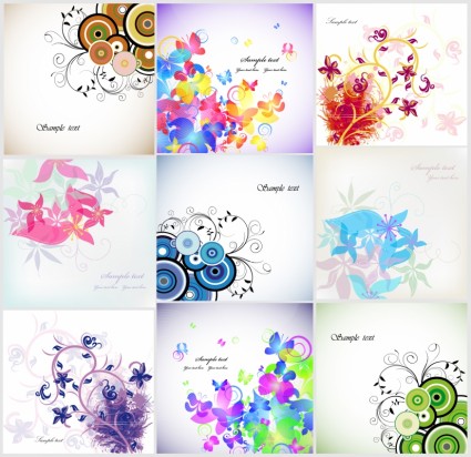 The Trend Of Flowers Vector