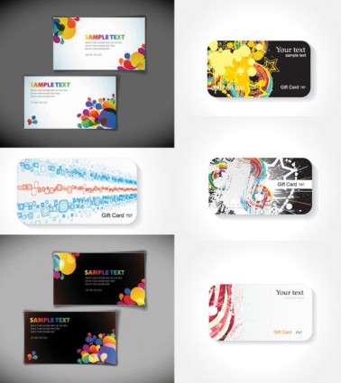 The Trend Of The Card Background Vector
