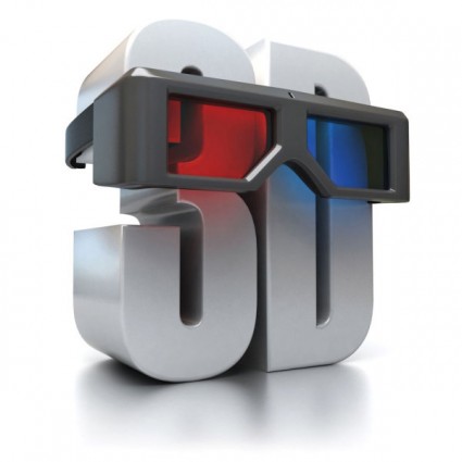 Thed Font With Red And Blue Glasses Hd Pictures
