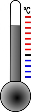 clip art de termómetro