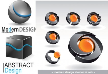 Dreidimensionale Grafiken Logo Vektor