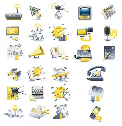 Threedimensional Icon Vector Science And Technology Topics