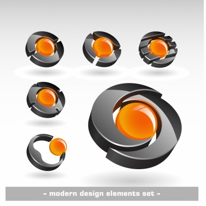 Threedimensional Vector Graphics Logo