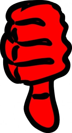 Thumbs Down Clip Art