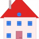 殖民地的房子首页房地产剪贴画