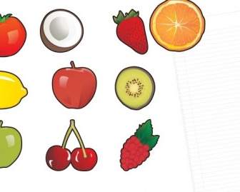 10 Frucht-Kühlschrankmagnete