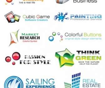 10 Elementi Di Design Logo Lucido E Colorato