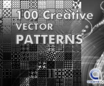 100 の創造的なベクトル デザイン パターン