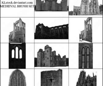 11 Mittelalterlichen Stil Pinsel
