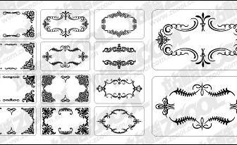 12 Cards With Exquisite Lace Elements Of Material