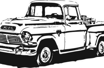 1950 S Gmc Pick Up Vektor