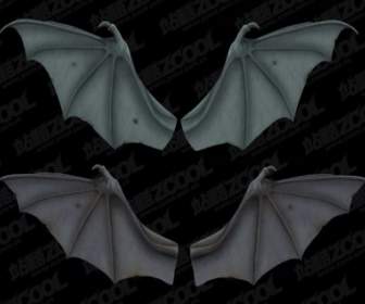 2 Bat Wings Psd Layered