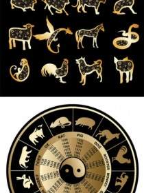 2 Sets Of Zodiac Vector