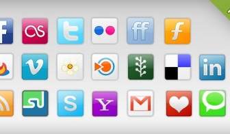 20 Iconos De Redes Sociales Gratis