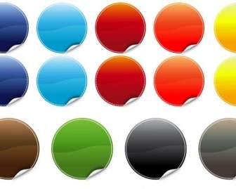 20 Poppy Color Stickers