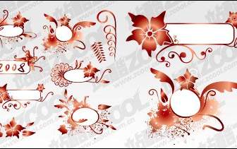 2008 Decorative Pattern Vector Material