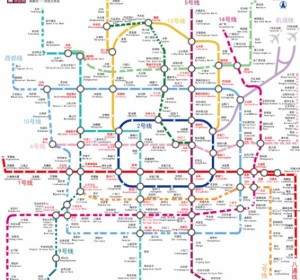 2011 Beijing U-Bahn Vektor- Und Pläne Für Die Zukunft