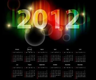 Vettoriale Calendario 2012